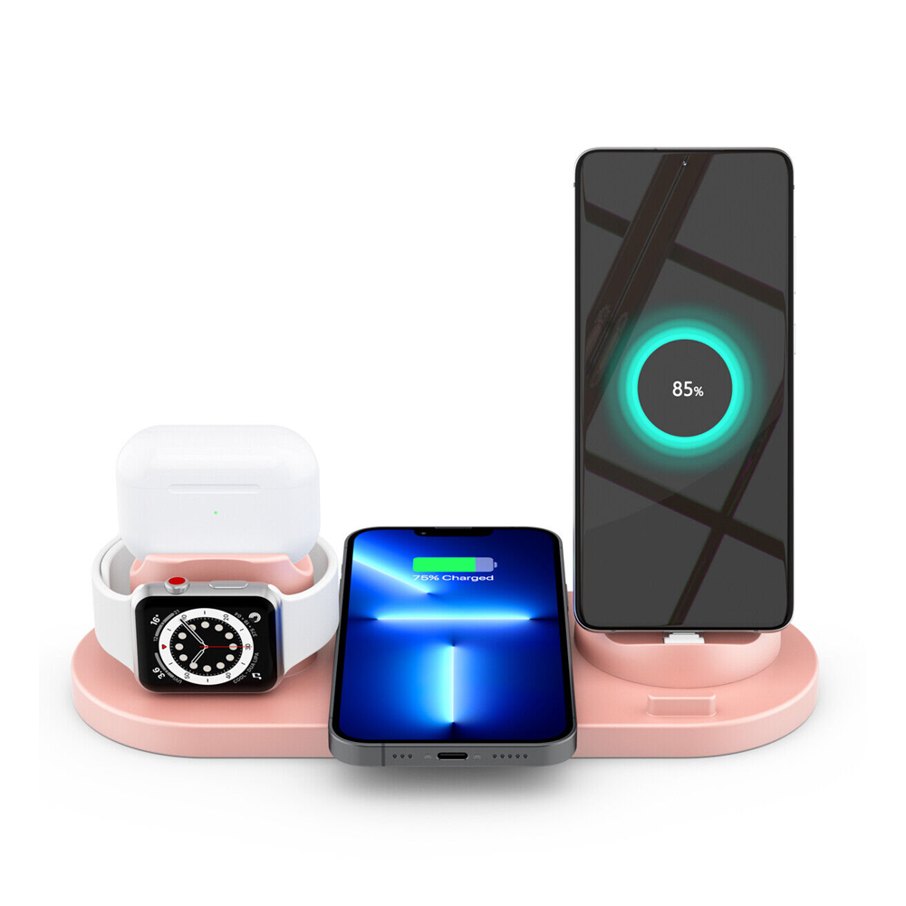 • شاحن ذكي ل( ايفون و اندرويد و type -c وساعة و ايربودز مع شاحن لاسلكي) - الصورة 2