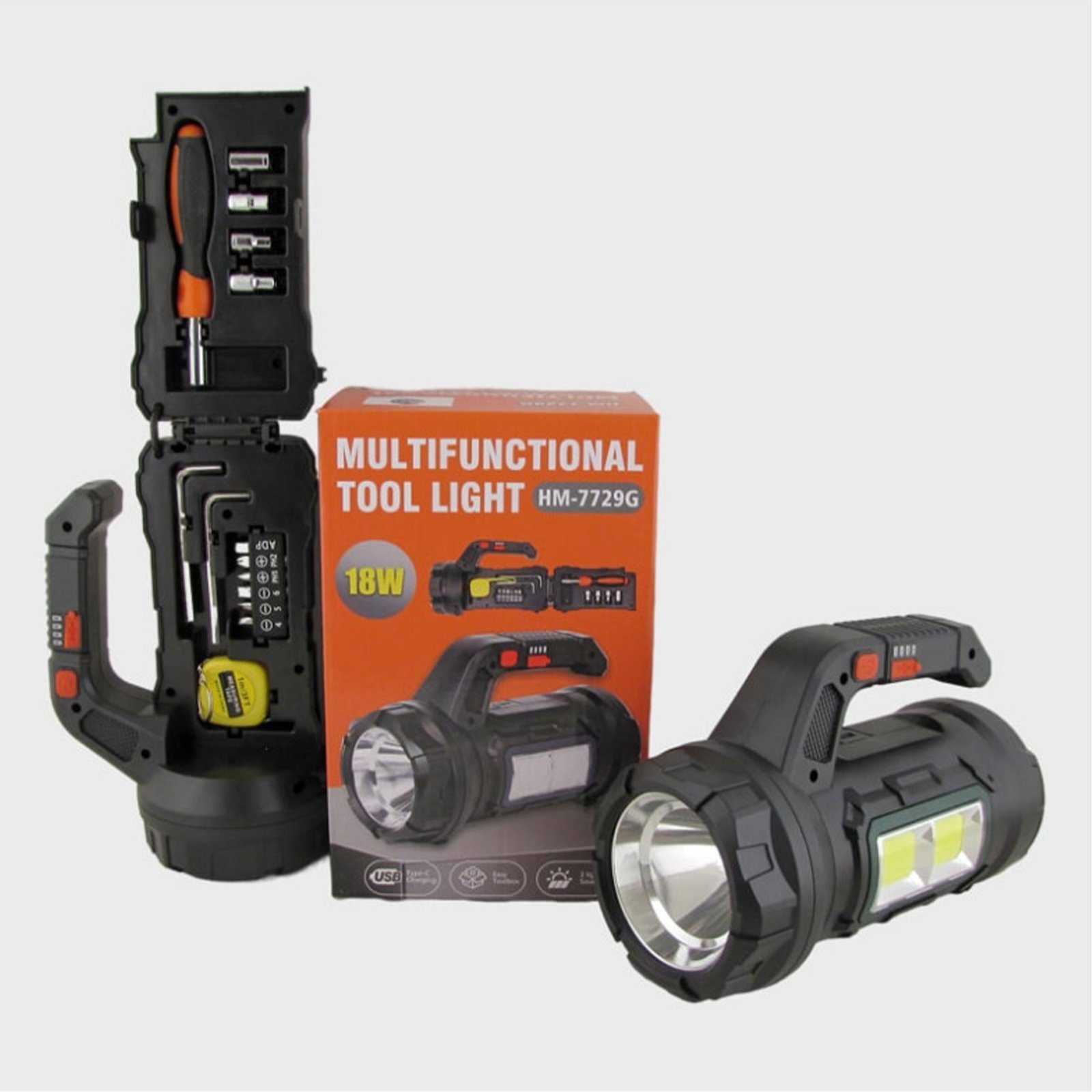 • مصباح وباور بانك للتخيم