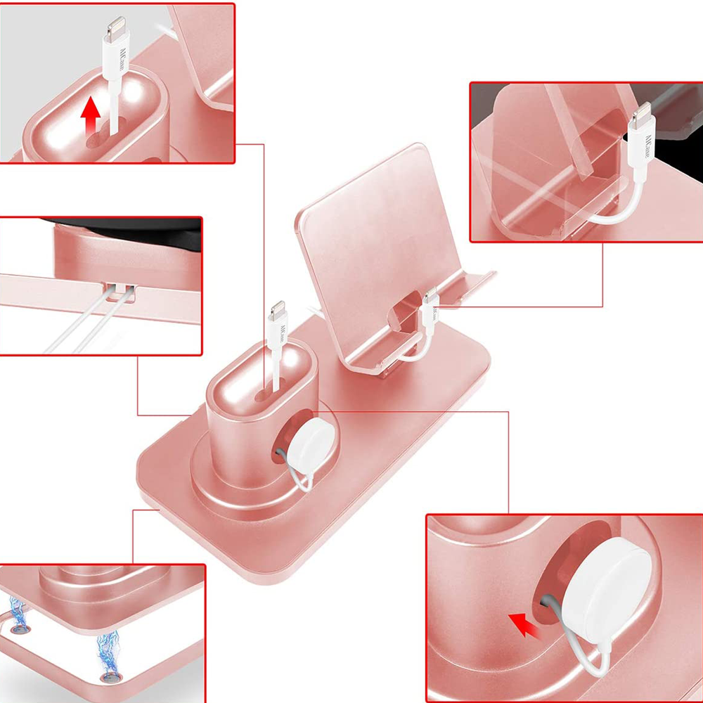 • شاحن ذكي ل( ايفون و اندرويد و type -c وساعة و ايربودز مع شاحن لاسلكي) - الصورة 3