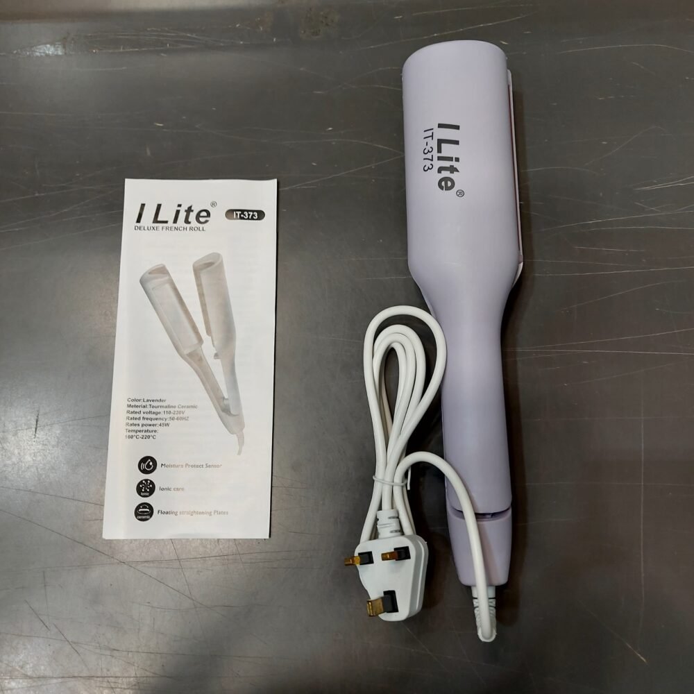 Hair Straightening & Curling Set (Curling Iron + Hair Straightening Brush)
