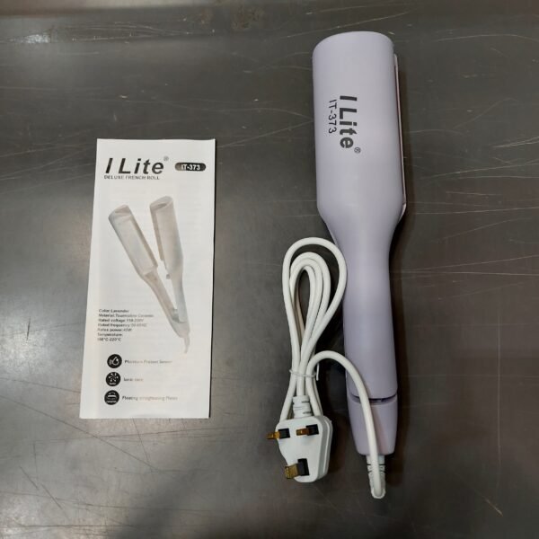 Hair Straightening & Curling Set (Curling Iron + Hair Straightening Brush)